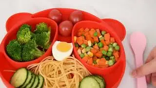 Relxbaby Silicone Baby Plates for Toddler Kid Eco-friendly Non-toxic