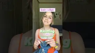 Does knitting help you with your mental health, too? 💞 #knitters #mentalhealth #knitter #knitting