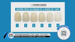 GET 50% OFF POWER SWABS WHITENING SYSTEM WITH FREE SHIPPING AND QUICK STICK