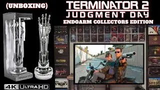 TERMINATOR 2 JUDGEMENT DAY ENDOARM 4K BLURAY COLLECTOR'S EDITION UNBOXING.