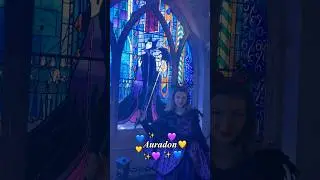 WELCOME TO MY AURADON 💙 #auradon #descendants #disneyland #dlp #mal #maleficent #disneybound #fyp