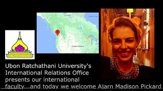 UBU International faculty interview series: Aj. Madison Pickard from the United States of America