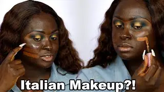 Dark Skin Girl Tries An Italian Makeup Brand | FULL FACE OF NABLA COSMETICS -THIS IS WILD 😜 | OHEMAA