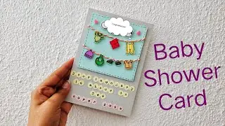 DIY Baby Shower Card Idea | Cute Handmade Card | Easy and Simple