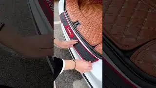 Unleash Your Car's Style and Protection with the Universal Rear Guard Trunk Sticker #foryou #reels