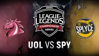UOL vs. SPY  - Week 1 Day 2 | EU LCS Spring Split |  Unicorns of Love  vs. Splyce (2018)