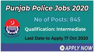 Punjab Police Station Assistant Jobs 2020 || CTS Application Form Download Test Result|| 2020
