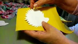 Мастер класс аппликация. Перенос бумажного шаблона на ткань.
