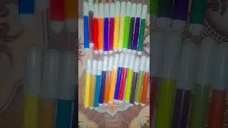Let's unbox doms 24 shades small sketch pens 🎀