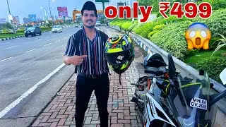 helmet visor protector only😳 499 best for monsoon ride #bikeaccessories #helmetsup #yotubeshorts