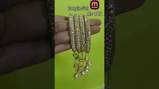 Meesho Bangles Set #meeshobangleset #meeshoshopping #trendingshorts