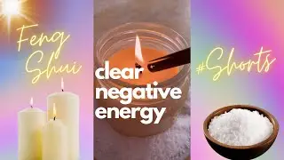 Clear Negative Energy At Home With A Candle + Salt! #shorts