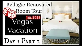 Las Vegas Bellagio Renovated King Room Tour | Playing Slots | Vegas Vacation