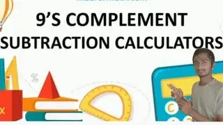 Complement(9s'&10s')  subtraction method/#Digital electronicd