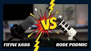 Best Podcast Mic in 2025 | Rode Podmic vs Fifine K688 Mic Challenge