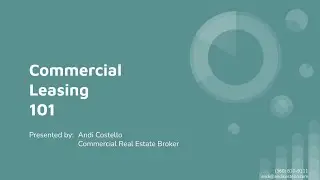 Commercial Leasing 101
