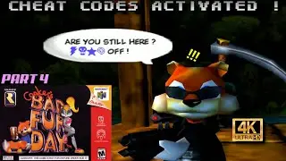 Conker's Bad Fur Day | N64 | Part 4 | Cheat Codes Activated | NEO Conker