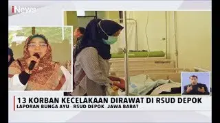 13 Korban Kecelakaan Bus Terguling Kini Dirawat di RSUD Depok - iNews Siang 19/01