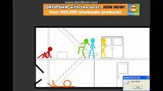 Stick figures fighting (animator vs. animation 4 footage)