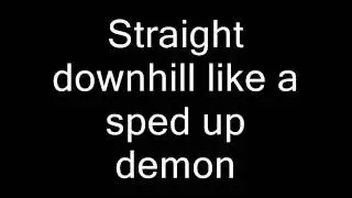 shut up and skate by THK lyrics on screen