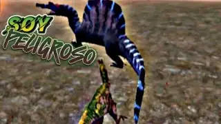 JUGANDO CON EL BUFEADO DILOFOSAURUS 🦖🏞️ |#thecursedisle