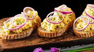 Quick And Easy EGG Salad Recipe For Breakfast - THE BEST!
