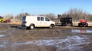 1995 Ford Econoline cargo van lot 1043