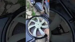 TOYOTA VIOS GEN 2 Batman Auxiliary fan motor replacement 