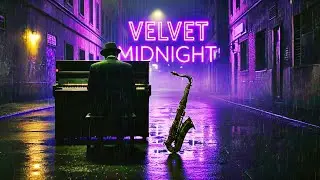 🎷Velvet Midnight Smooth AI Jazz  Relaxing Saxophone / Piano for Night Vibes