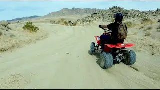 Off Roading Johnson Valley OHV Area, CA | trx250r | 4k | GoPro 9