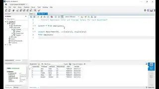 01 SQL Interview Guide: Total and Average salary calculation per Department.