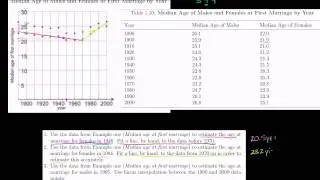 Predicting with Linear Models