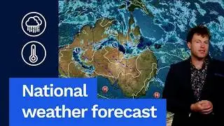 National Weather Forecast: Warm, sunny weather across southern Australia