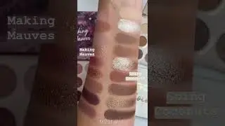 ColourPop 9 Pan Comparisons Pt 1 | Making Mauves, Blush Crush, Going Coconuts & Nude Mood