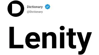 Lenity Meaning In English