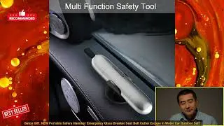 2255801072764051 NEW Portable Safery Hammer Emergency Glass Breaker Seat Belt Cutter Es