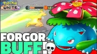 Pok&eacute;mon Unite Venusaur SOLAR BEAM Buff INSANE!(Master Venusaur Gameplay &Build on New Patch)