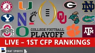 CFP Rankings LIVE &ndash; Top 25 Teams In First College Football Playoff Rankings For 2021