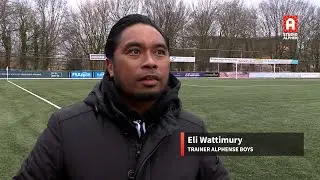 Interview met Alphense Boys-trainer Eli Wattimury na afloop Alphense Boys - RKDEO