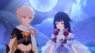 Columbina the Welkin Moon Goddess Cutscenes Luna IV (JP) | Genshin Impact