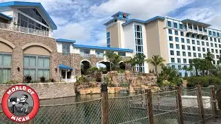 Курорт LOEWS Sapphire Falls в Universal Orlando Resort! Экскурсия по номерам с видом на лагуну!