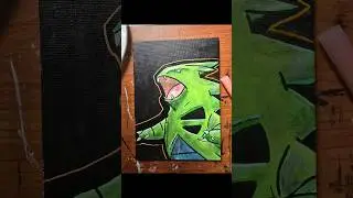 Tyranitar says Rawrr #pokemon  #anime #art #fyp #trending #godzilla  #pok&eacute;mon #tyranitar