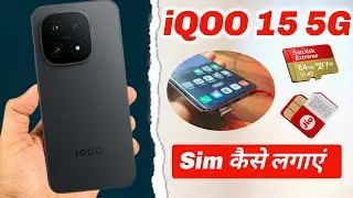 iQOO 15 5G SIM Tray Settings ⚡ How to Insert Dual SIM & 5G Setup in iQOO 15