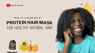 Do It Yourself (DIY) deep conditioning treatment for natural hair | #Shorts