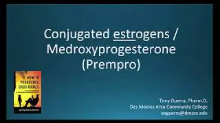 How to Pronounce conjugated estrogen with medroxyprogesterone (Prempro) Backbuilding Pharmacology