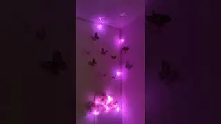 Diy Aesthetic Room Decor 🦋 || Floating butterfly room Decor #shorts #diy #art #decor #craft