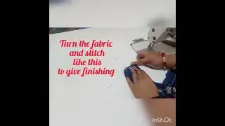 neckline without using fusepaper