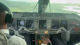 Landing St. Kitts in the Embraer 145 | Caribbean Approach Adventure!