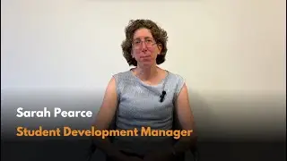 Meet Sarah Pearce, Student Development Manager