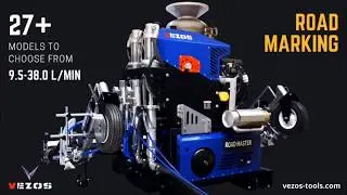 Road Marking Machine (VEZOS RM 10 Truck Mounted Line Striping Module)